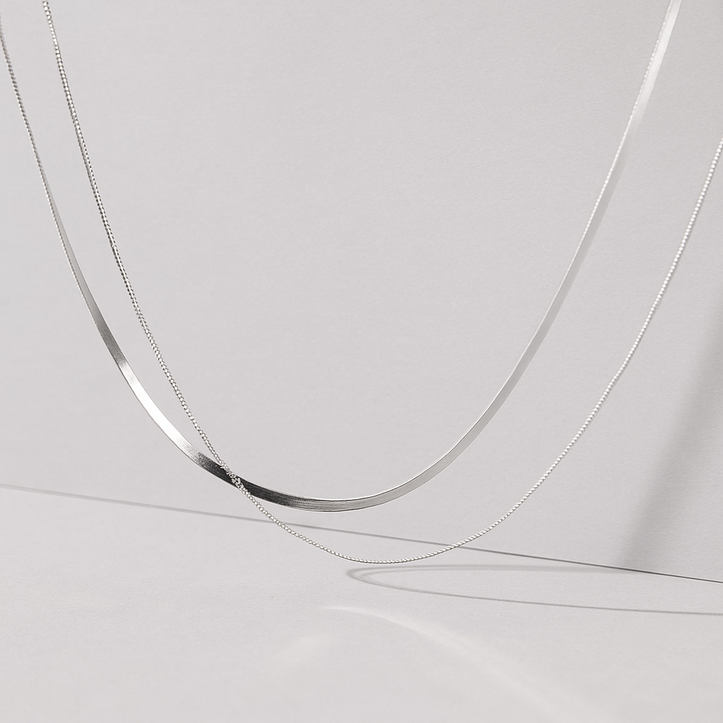 Layered Necklace_Silver