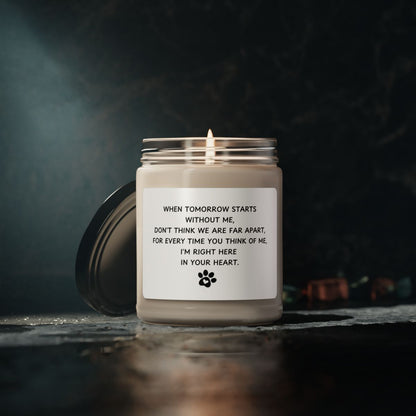 Pet Sympathy Scented Soy Candle Gifts