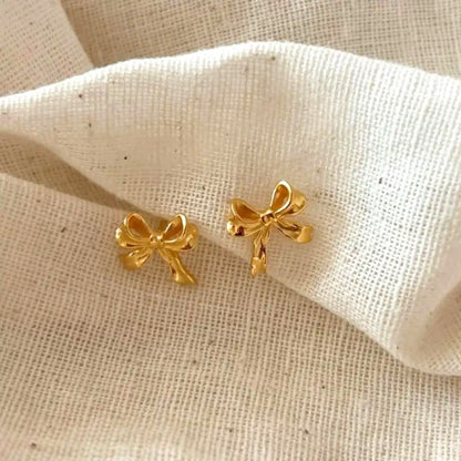 Bow_Stud_Earrings_Gold