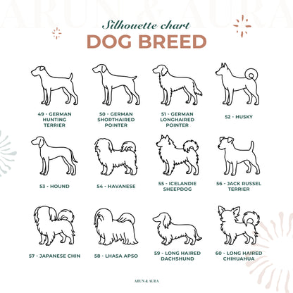 Dog Breed Dog Necklace 49-60