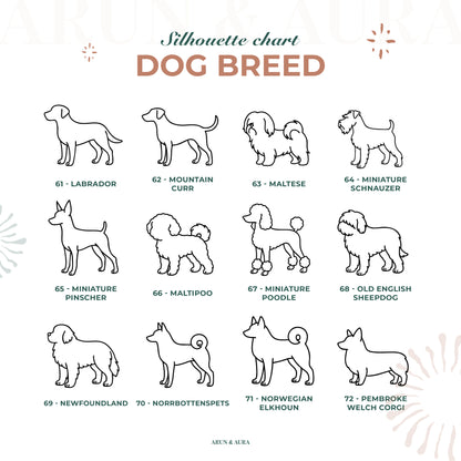 Dog Breed Dog Necklace 61-72