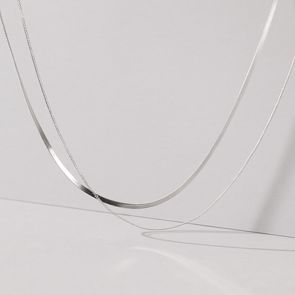  Layered Necklace_Silver