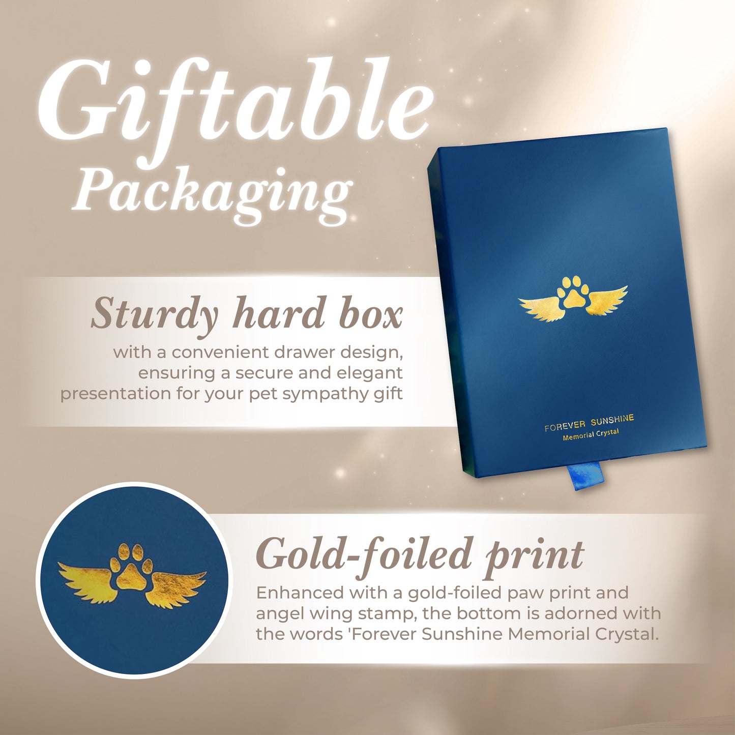 Pet Sympathy Gifts Crystal Sun-catcher