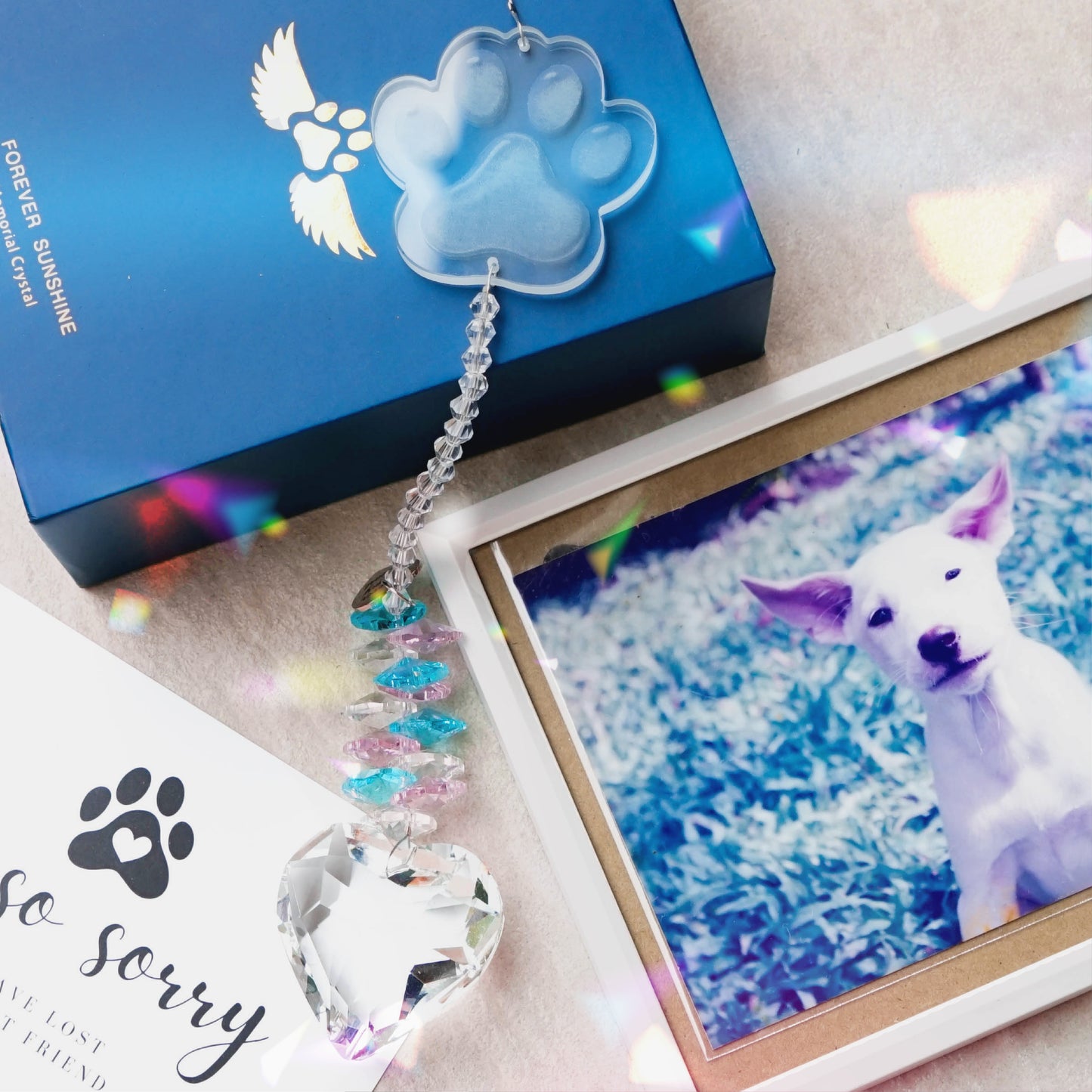 Pet Sympathy Gifts Crystal Sun-catcher