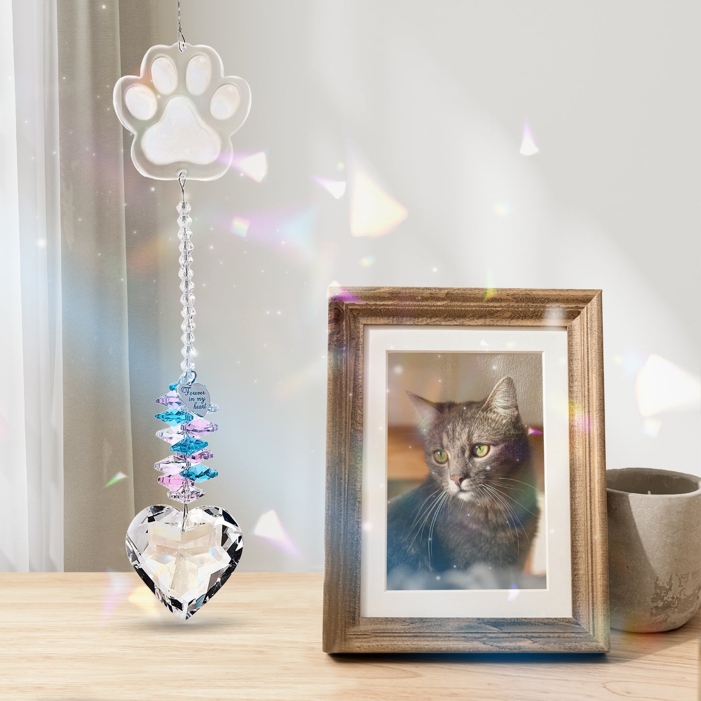 Pet Sympathy Gifts Crystal Sun-catcher