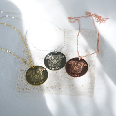 Pet Portrait Necklace