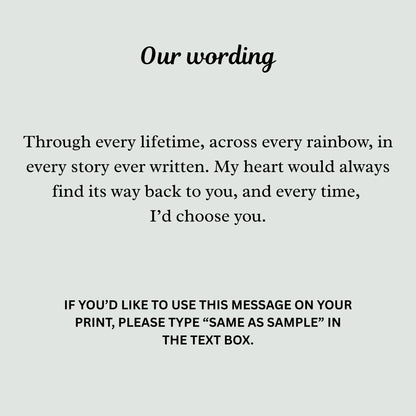 Custom Pet Memorial Print – Personalized Pet Portrait with Name & Date