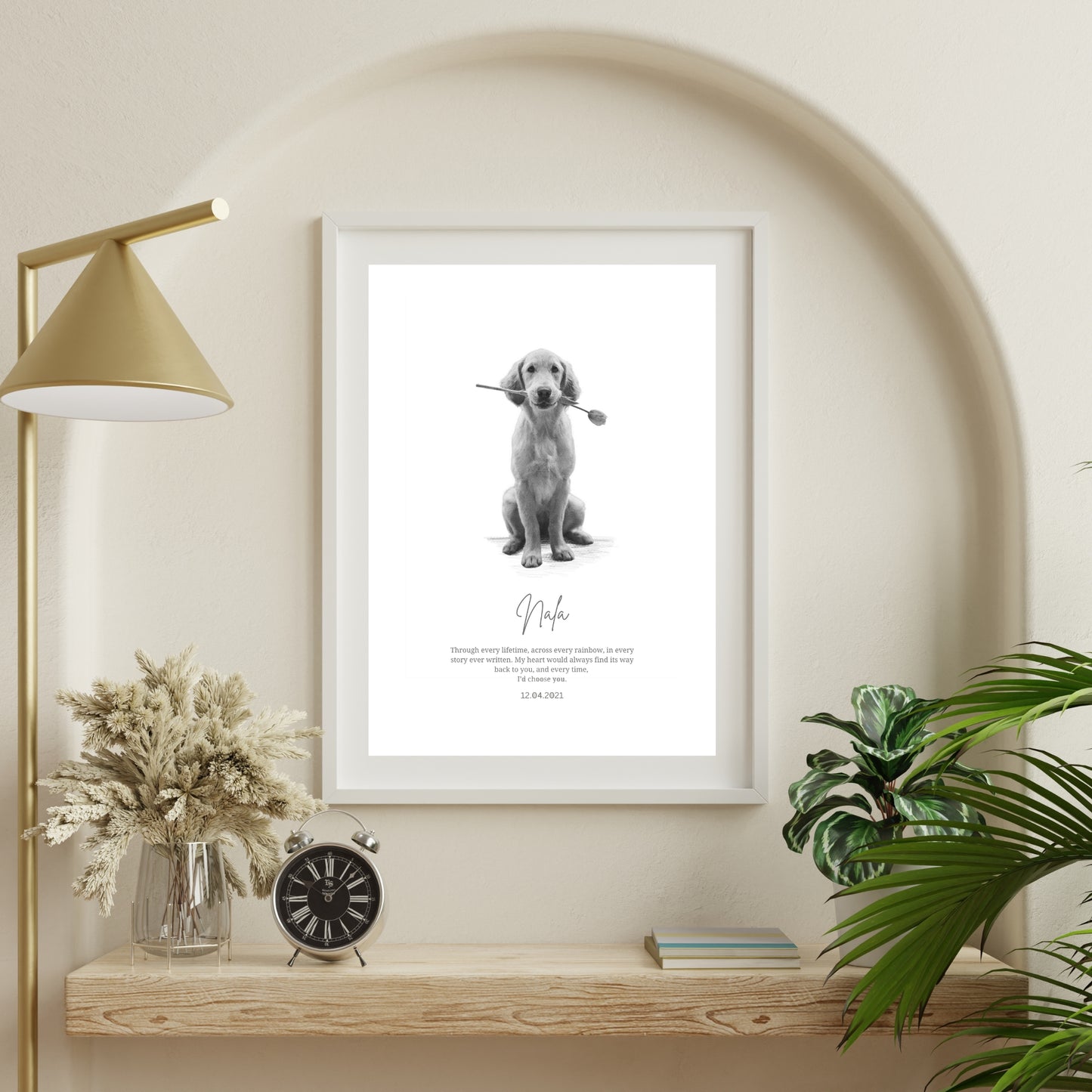 pet_portrait_customized_living_room