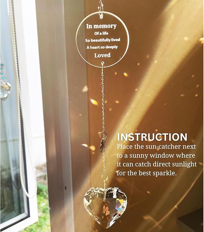 sun-catcher keepsake sympathy gift